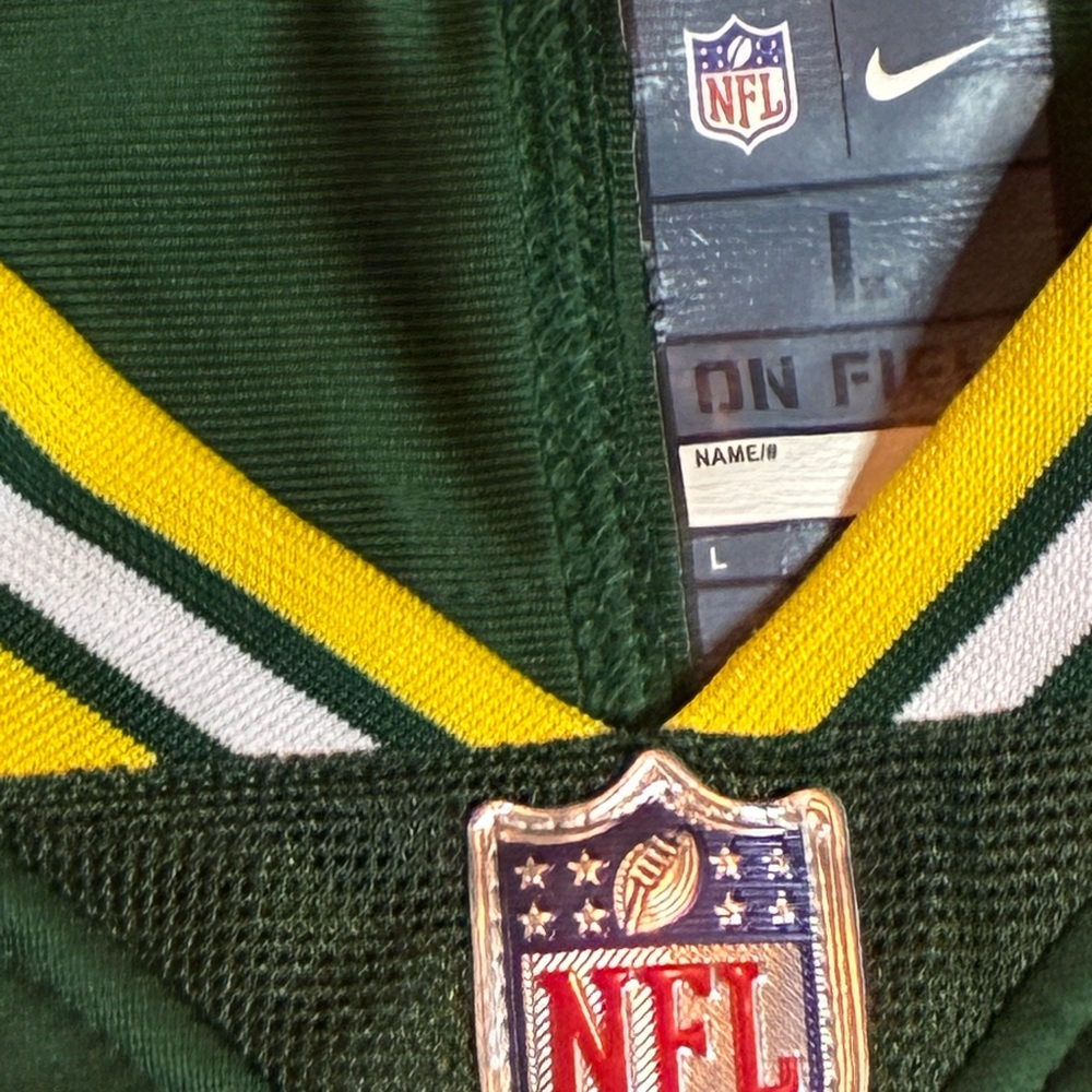 Nike Aaron Jones Green Bay Packers Football Jersey Mens Size Large Adult Nike - Picture 5 of 6